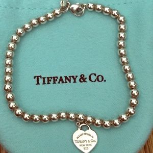 Return to Tiffany Mini Heart Tag Bead Bracelet